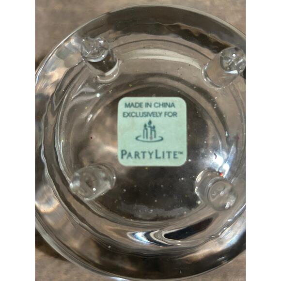 PartyLite Halloween Glass Cauldron Votive Tea light Candle Holder P7647 - Picture 7 of 11